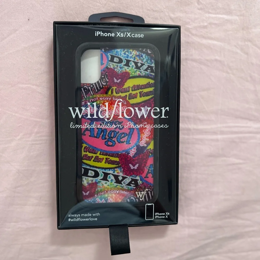 Wildflower Y2K inspired phone case
